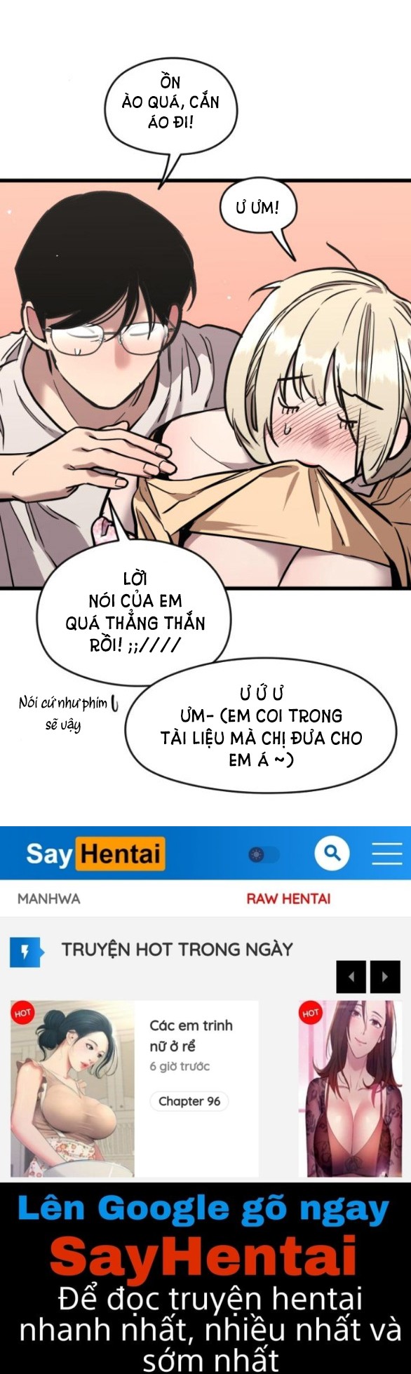 [18+] Nari Ở Nhà Đối Diện Chapter 27.1 - Page 34