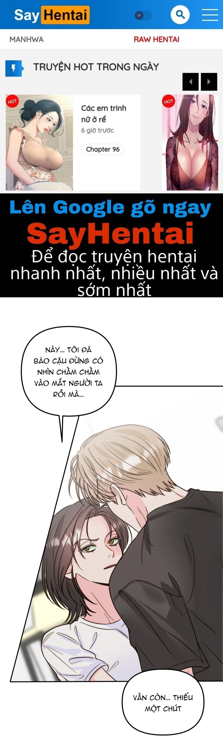 [18+] Tình Yêu Viêm Xoang Chapter 12.2 - Page 1