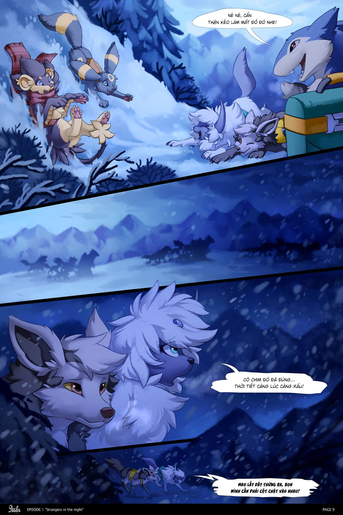 9Tales Chap 2 - Chương 1: Kẻ lạ trong màn đêm - Page 12