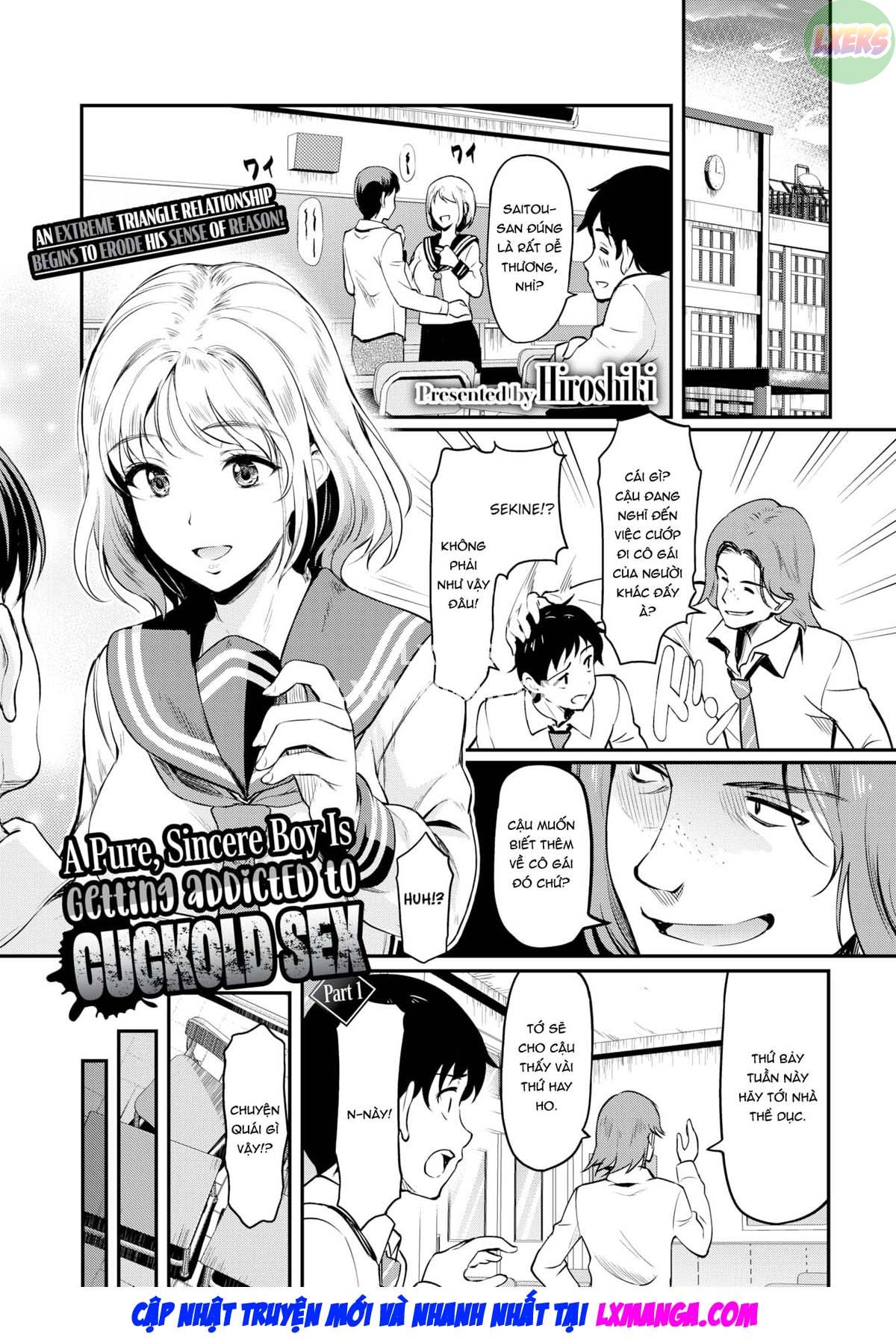 A Pure, Sincere Boy is Getting Addicted to Cuckold Sex Chapter 1 - Page 4