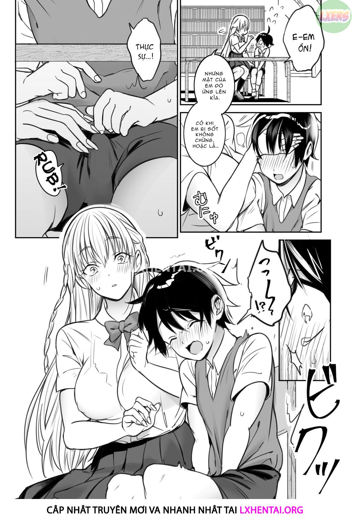 A Story About the Lewd Things the Onee-San I Met at the Library Does to Me Oneshot - Page 8