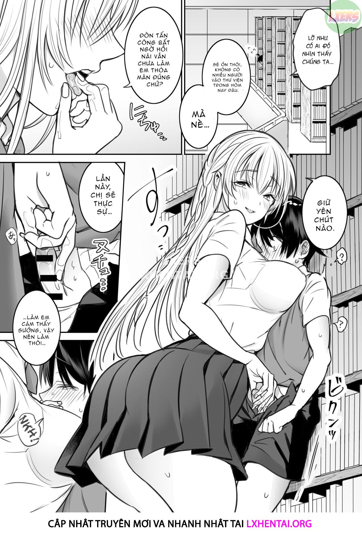 A Story About the Lewd Things the Onee-San I Met at the Library Does to Me Oneshot - Page 10