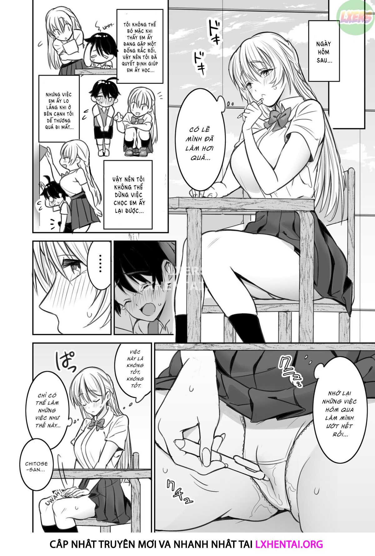 A Story About the Lewd Things the Onee-San I Met at the Library Does to Me Oneshot - Page 13