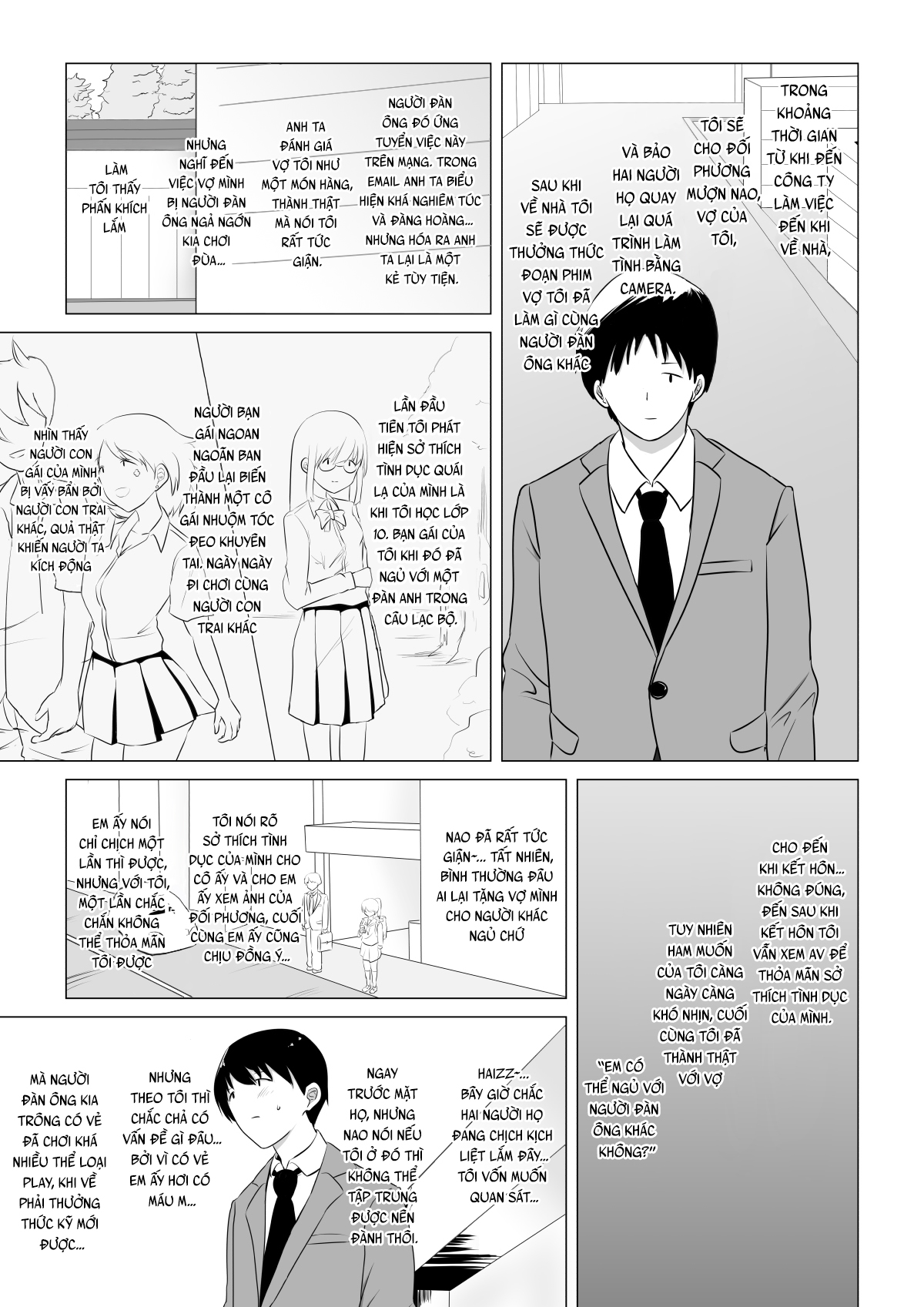 Aisuru Tsuma o Hoka no Otoko ni Dakaseta Hanashi Oneshot - Page 8