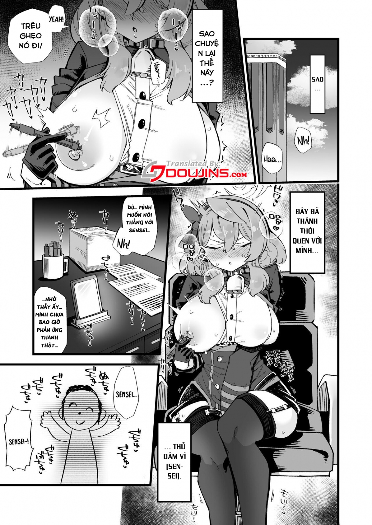 Ako's Stress Relieving Sex Oneshot - Page 2