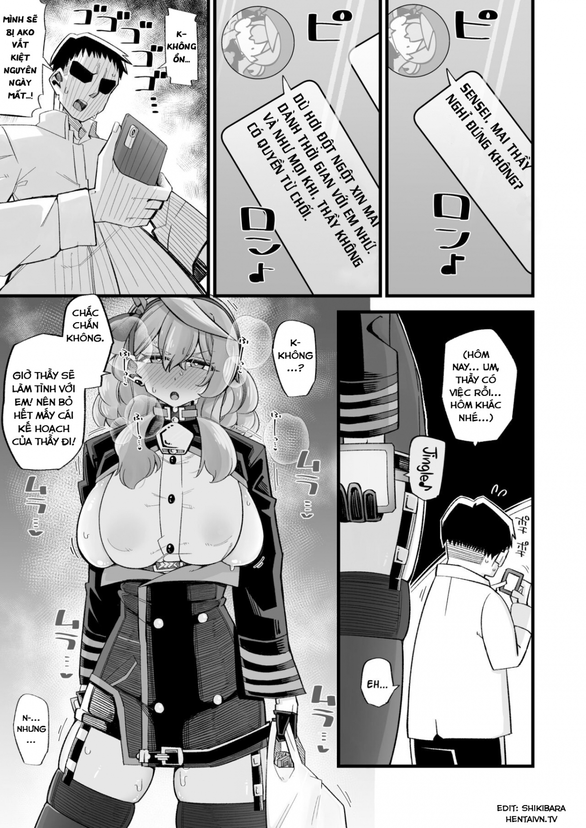 Ako's Stress Relieving Sex Oneshot - Page 12