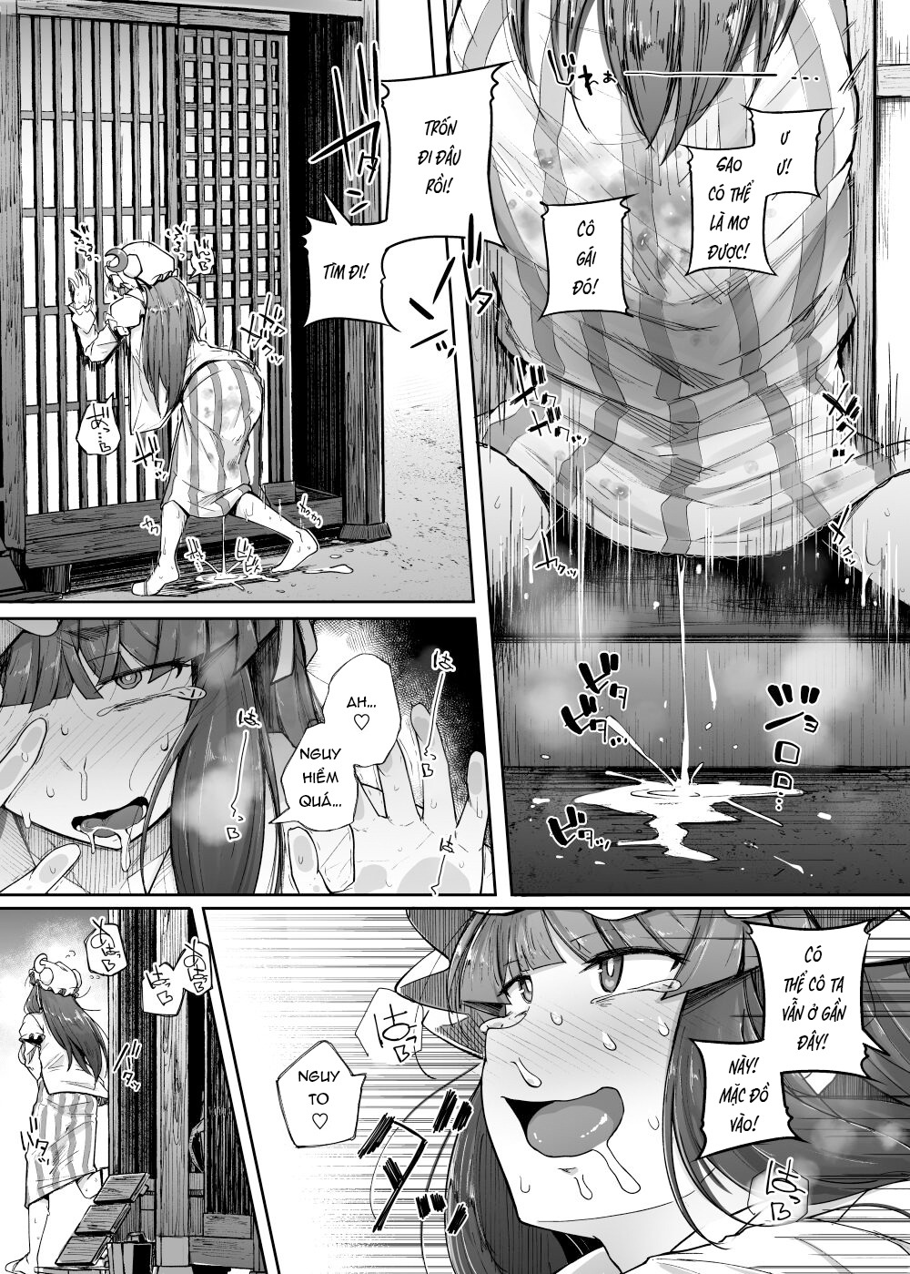 Ana to Muttsuri Dosukebe Daitoshokan 4 Oneshot - Page 53