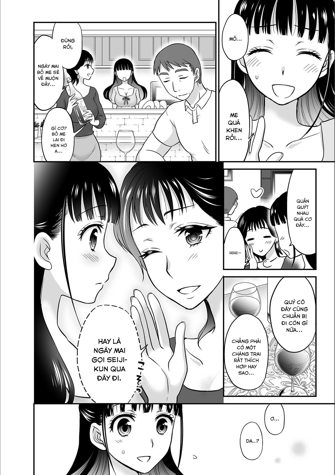 Anh ta không thể làm em thỏa mãn vậy thì anh có làm được không? Chapter 3 - Page 9