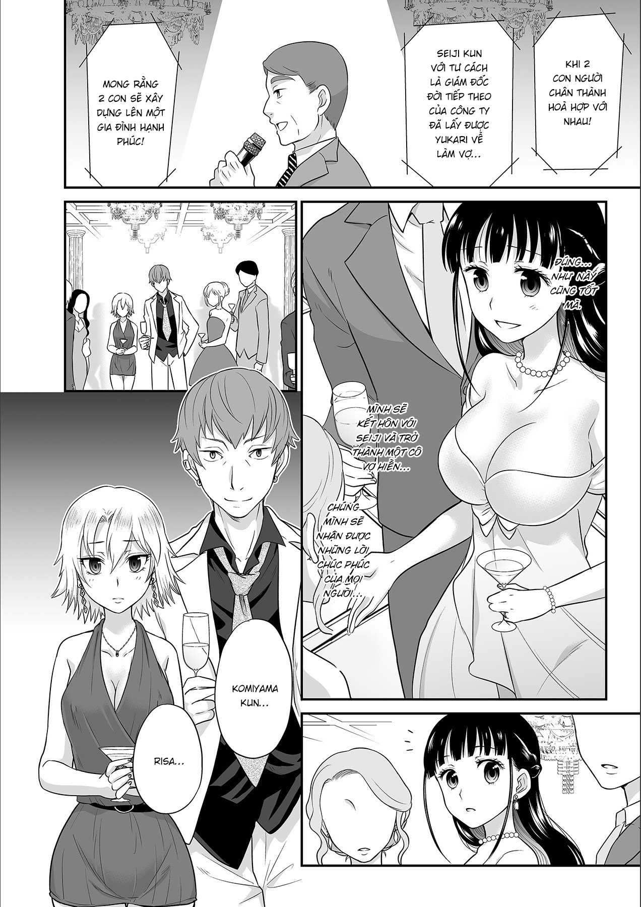 Anh ta không thể làm em thỏa mãn vậy thì anh có làm được không? Chapter 7 - Page 4