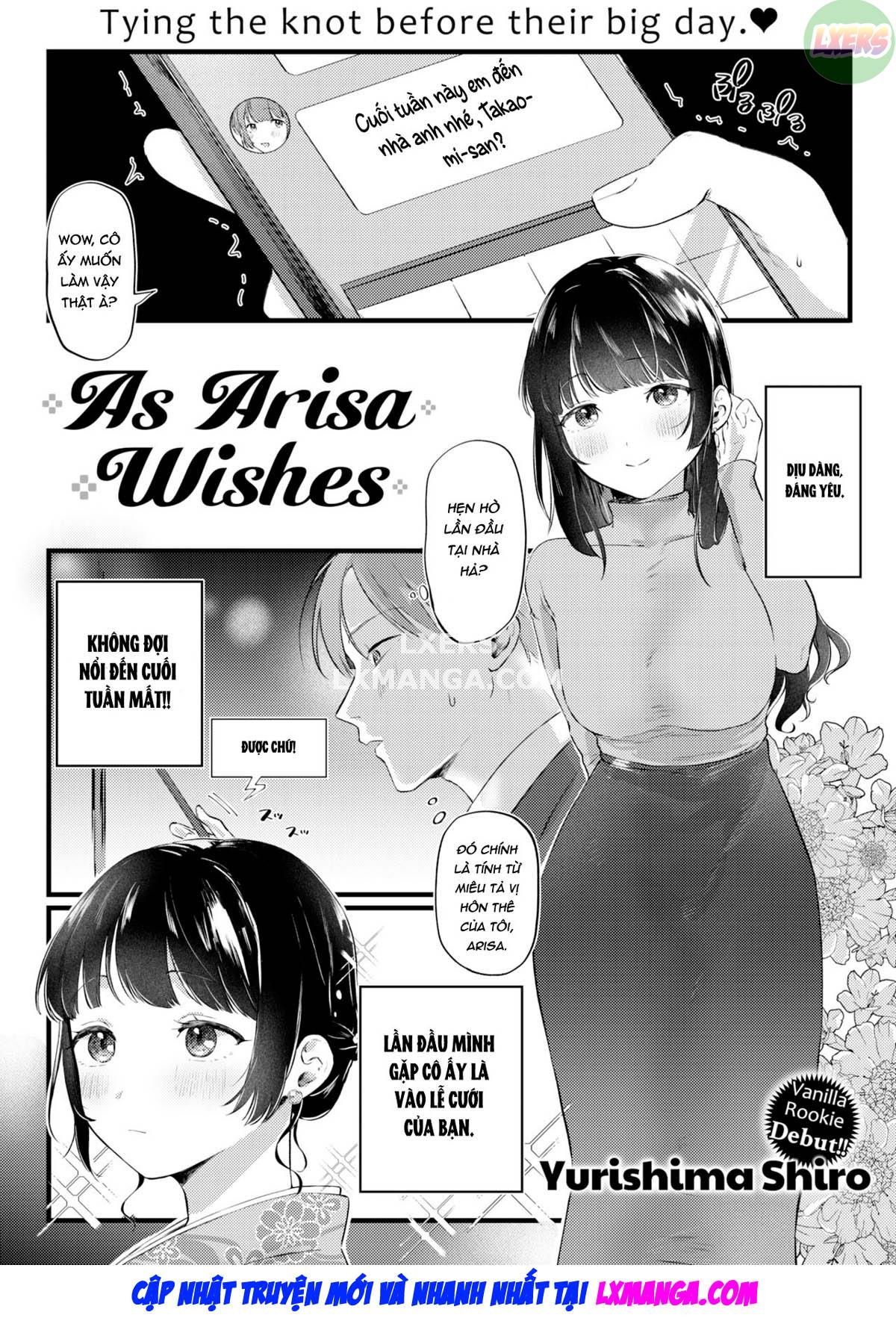 As Arisa Wishes Oneshot - Page 4