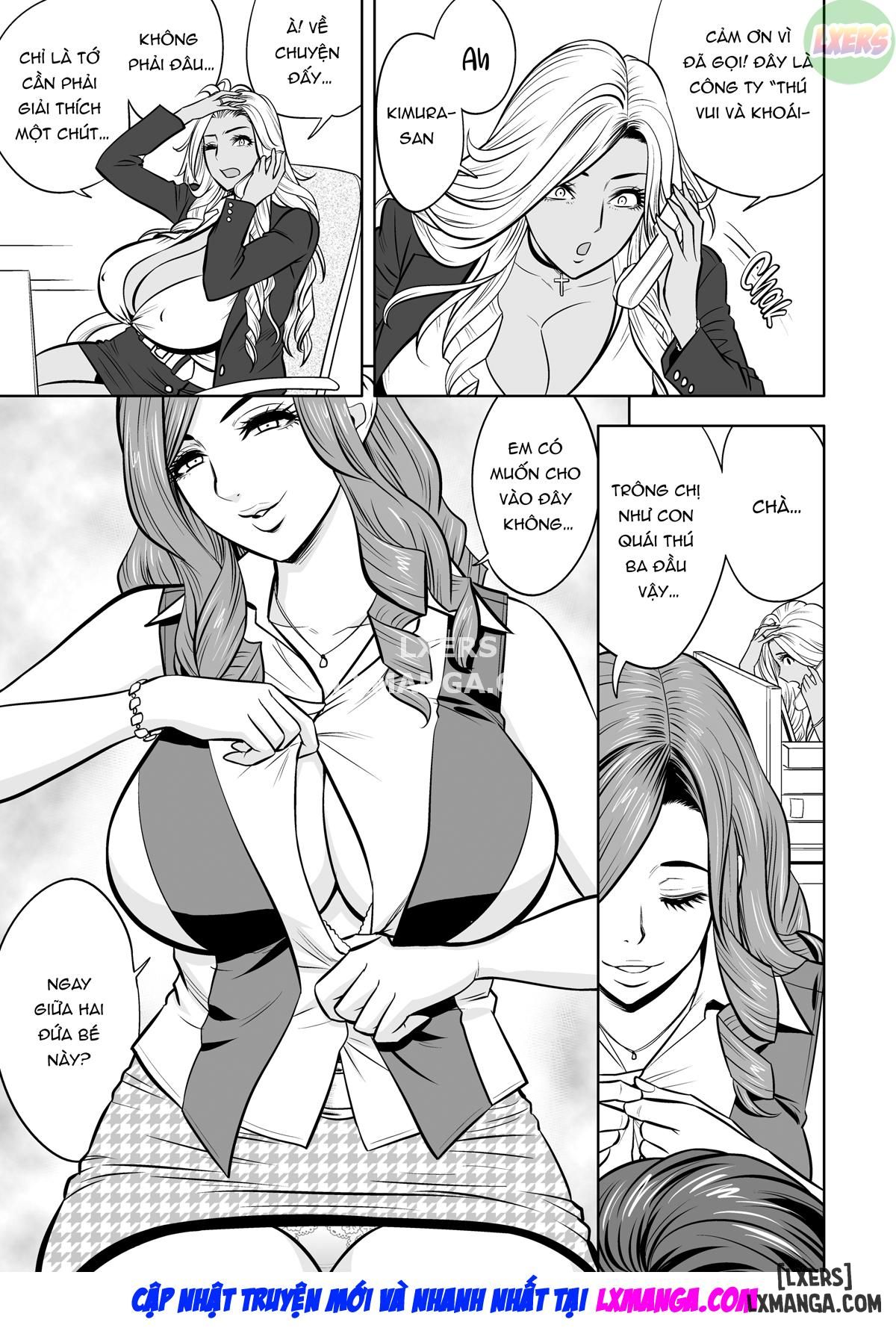 Bà chủ và văn phòng Harem - KHÔNG CHE Chapter 3 - Page 14