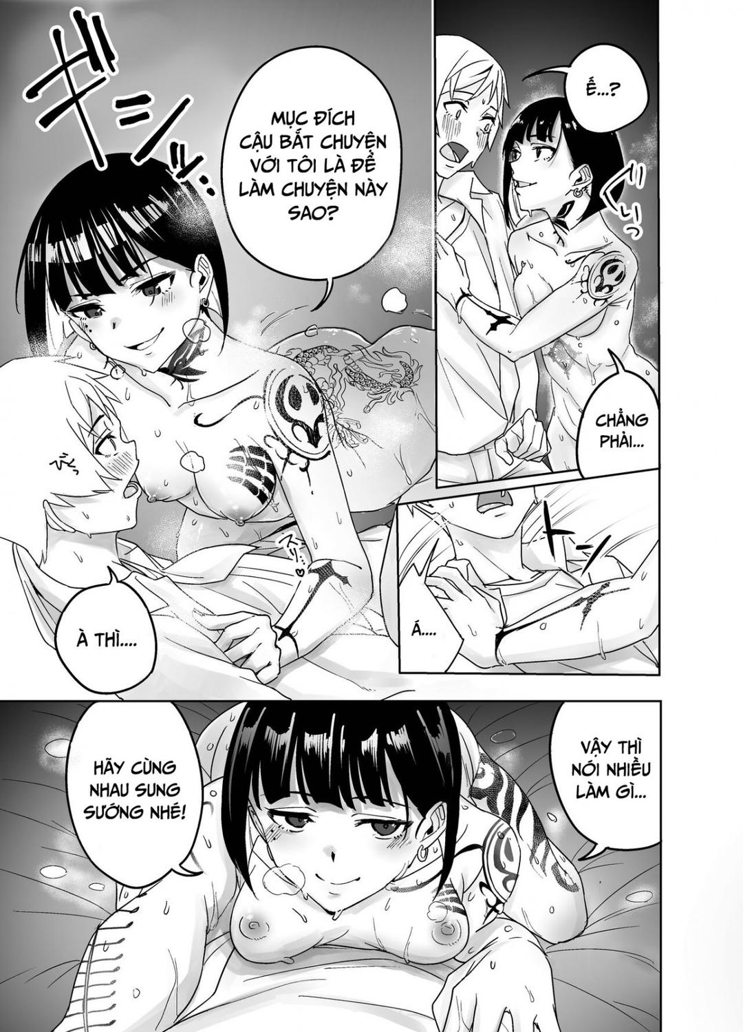 Bar de Deatta Zenshin Tattoo no Onee-san to Icha Love Ecchi Oneshot - Page 7