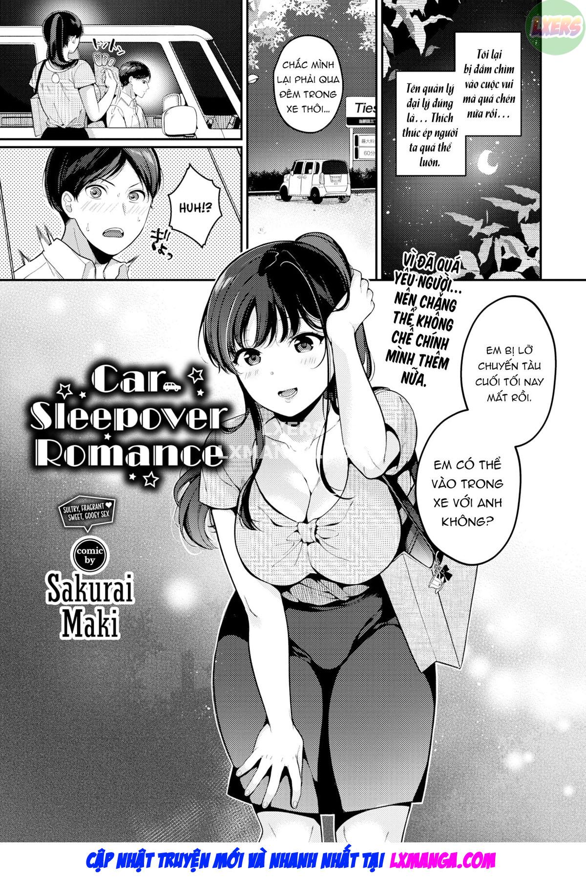 Car Sleepover Romance - Trang 2