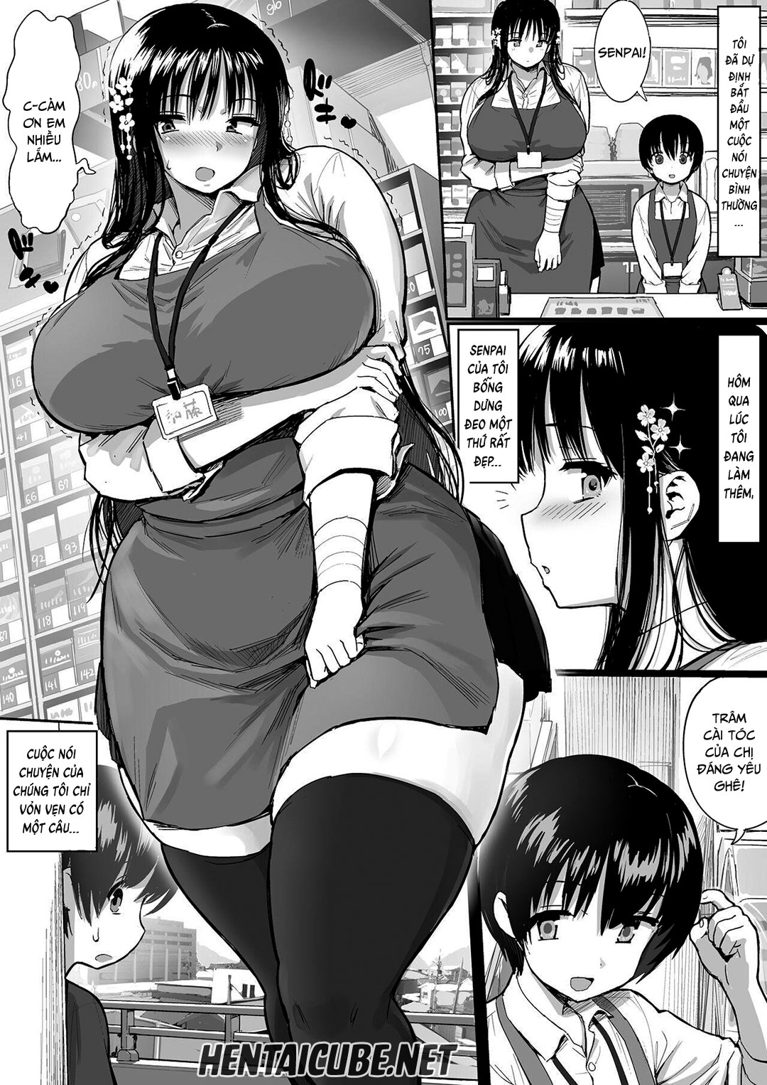 Câu chuyện bị cưỡng hiếp bởi senpai chỗ làm thêm Oneshot - Page 3