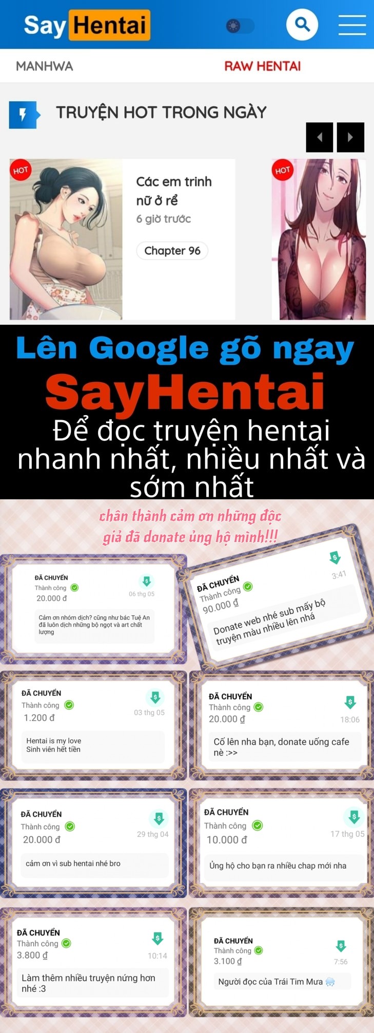 HentaiVn Truyện tranh online