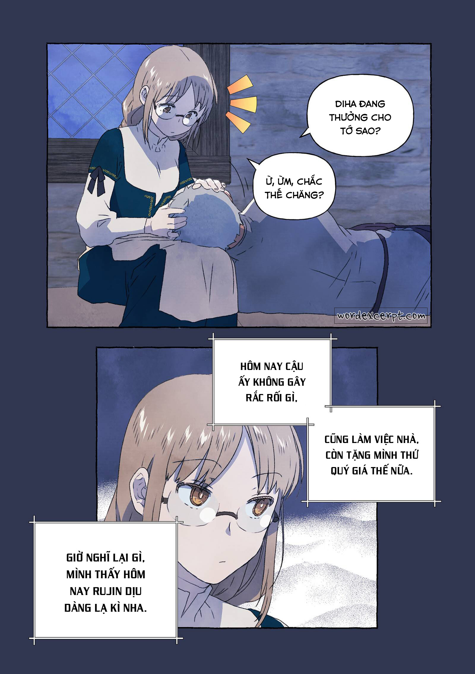 Chàng Khờ Và Tiểu Thư Chap 7 - Page 7