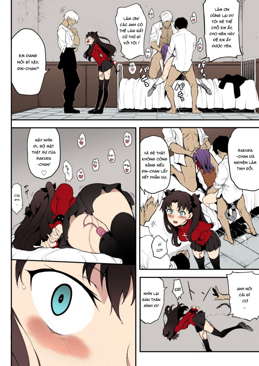 Chị Em Tohsaka Bị Khuất Phục Oneshot - Page 18