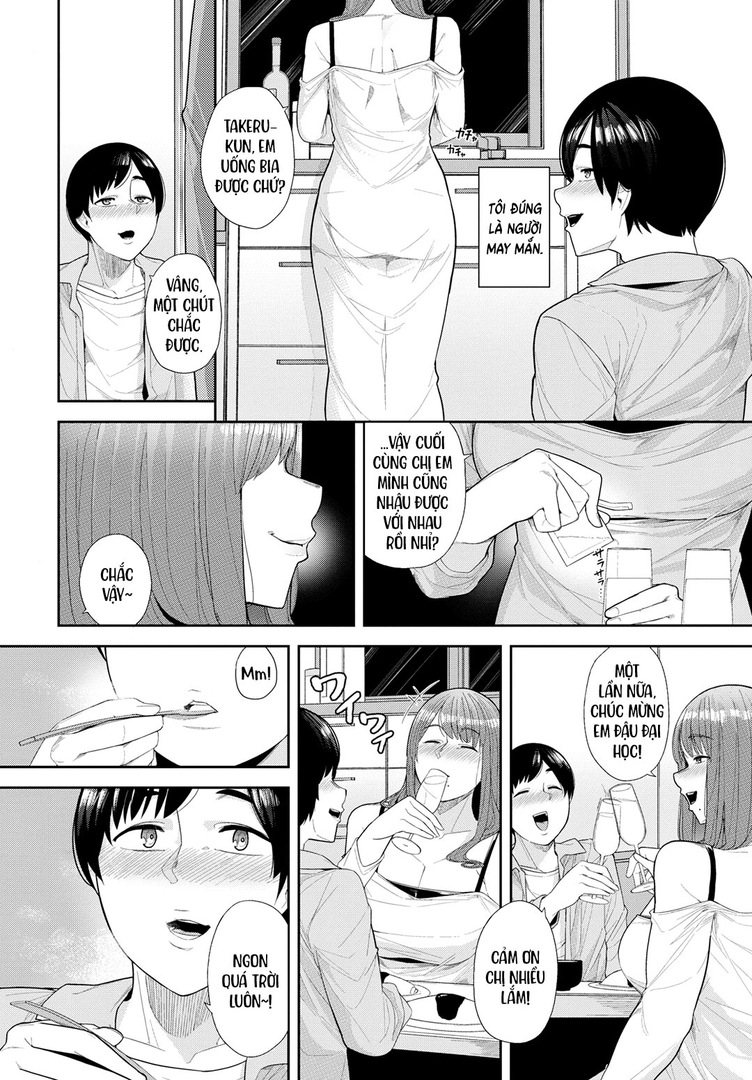 Chị họ hàng xóm là chủ nhân của tôi Oneshot - Page 3