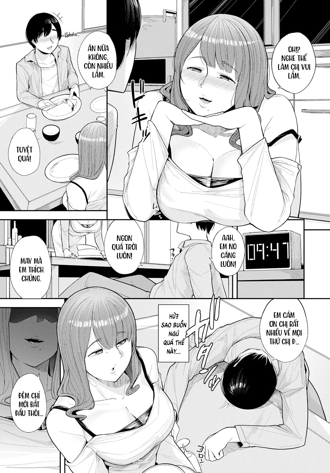 Chị họ hàng xóm là chủ nhân của tôi Oneshot - Page 4