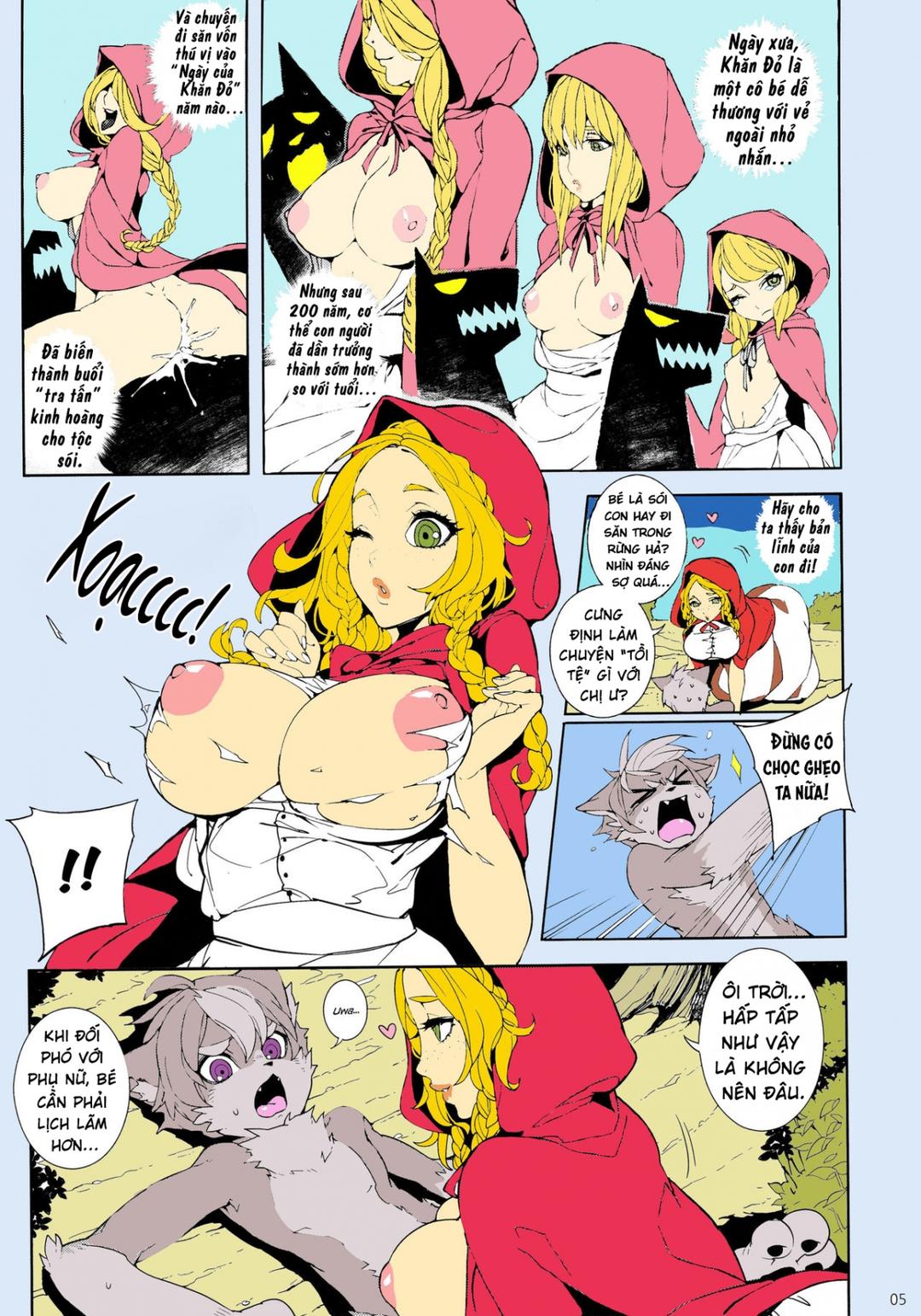 Childhood Destruction – Big Red Riding Hood and the Little Wolf Oneshot - Page 8