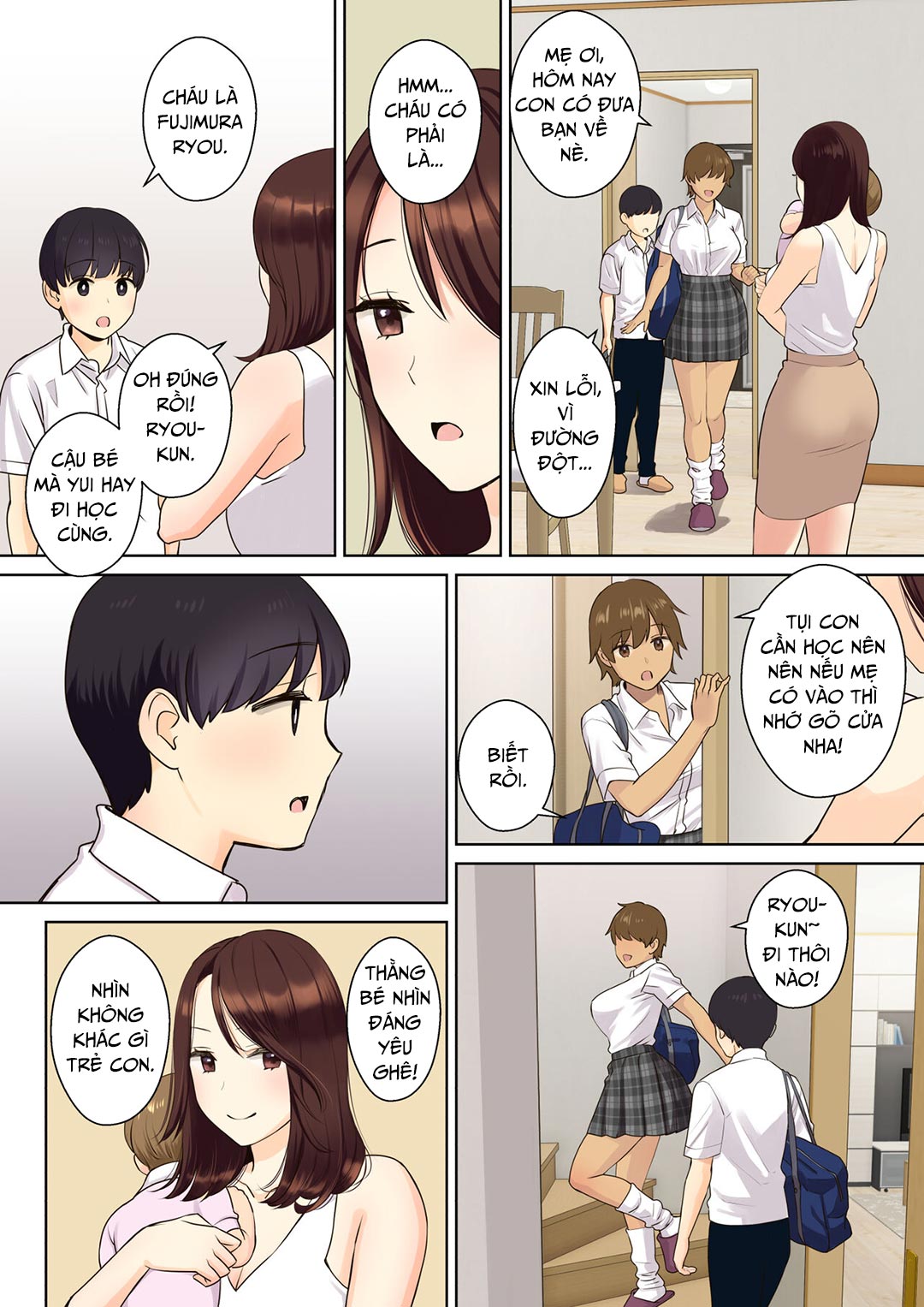 Chuyện cậu trai bị mất trinh bởi mẹ bạn (gái) Chapter 1 - Page 7