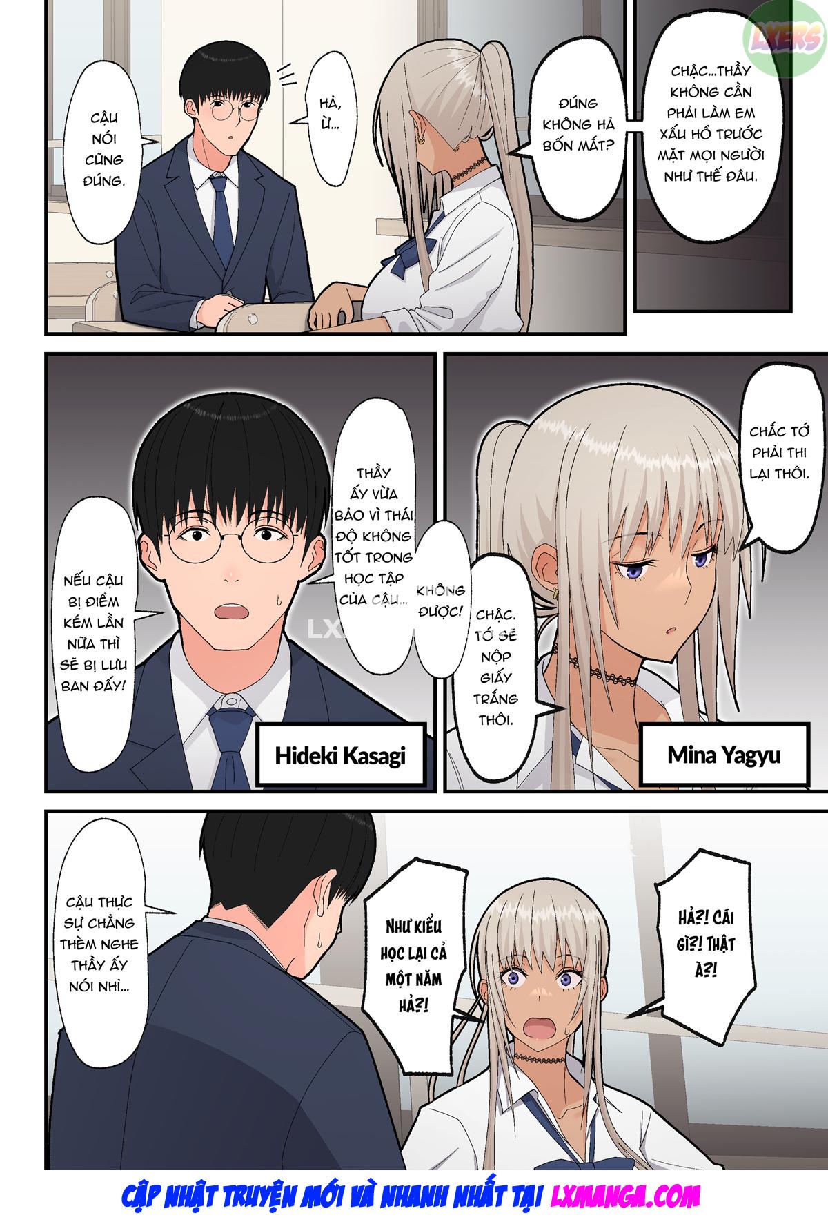 Class no Kinpatsu Kyonyuu Gal to Itya Love Ecchi suru Hanashi Oneshot - Page 5