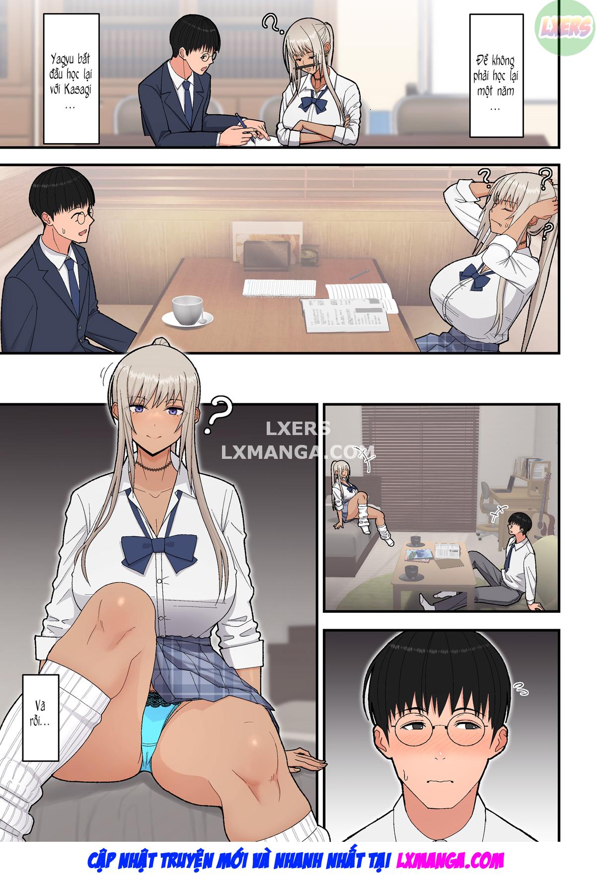 Class no Kinpatsu Kyonyuu Gal to Itya Love Ecchi suru Hanashi Oneshot - Page 6