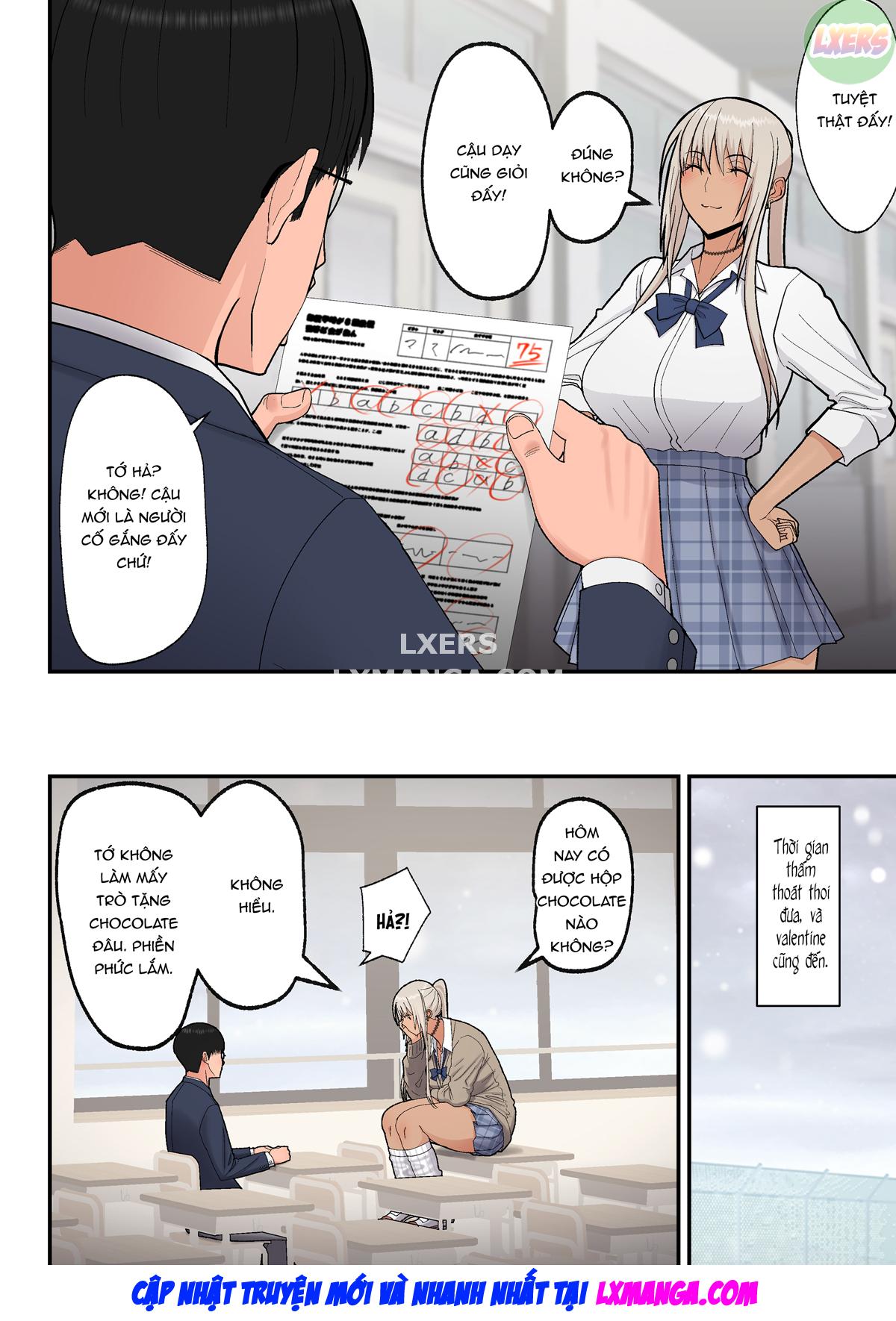 Class no Kinpatsu Kyonyuu Gal to Itya Love Ecchi suru Hanashi Oneshot - Page 7