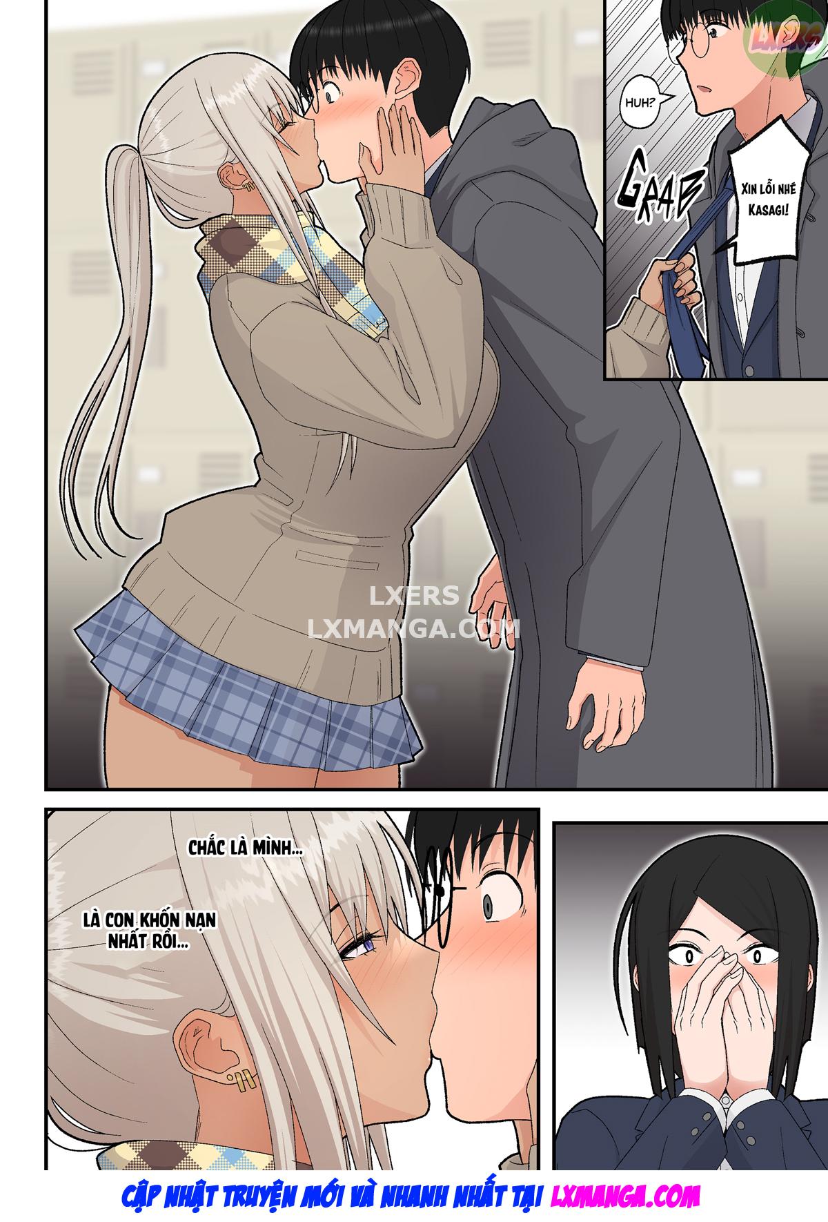 Class no Kinpatsu Kyonyuu Gal to Itya Love Ecchi suru Hanashi Oneshot - Page 13