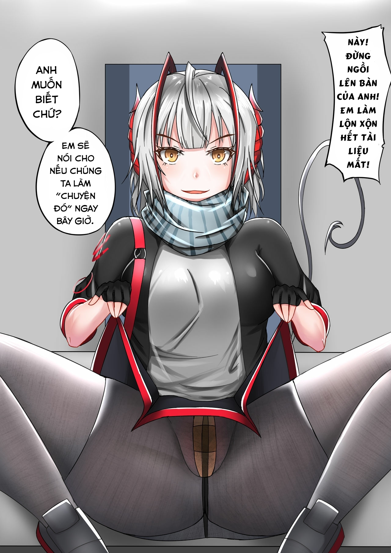 Cô Gái Ác Quỷ Ấy Cũng Là Người Tôi Yêu. (Arknights) Cô Gái Ác Quỷ Ấy Cũng Là Người Tôi Yêu. (Arknights) - Oneshot - Page 6