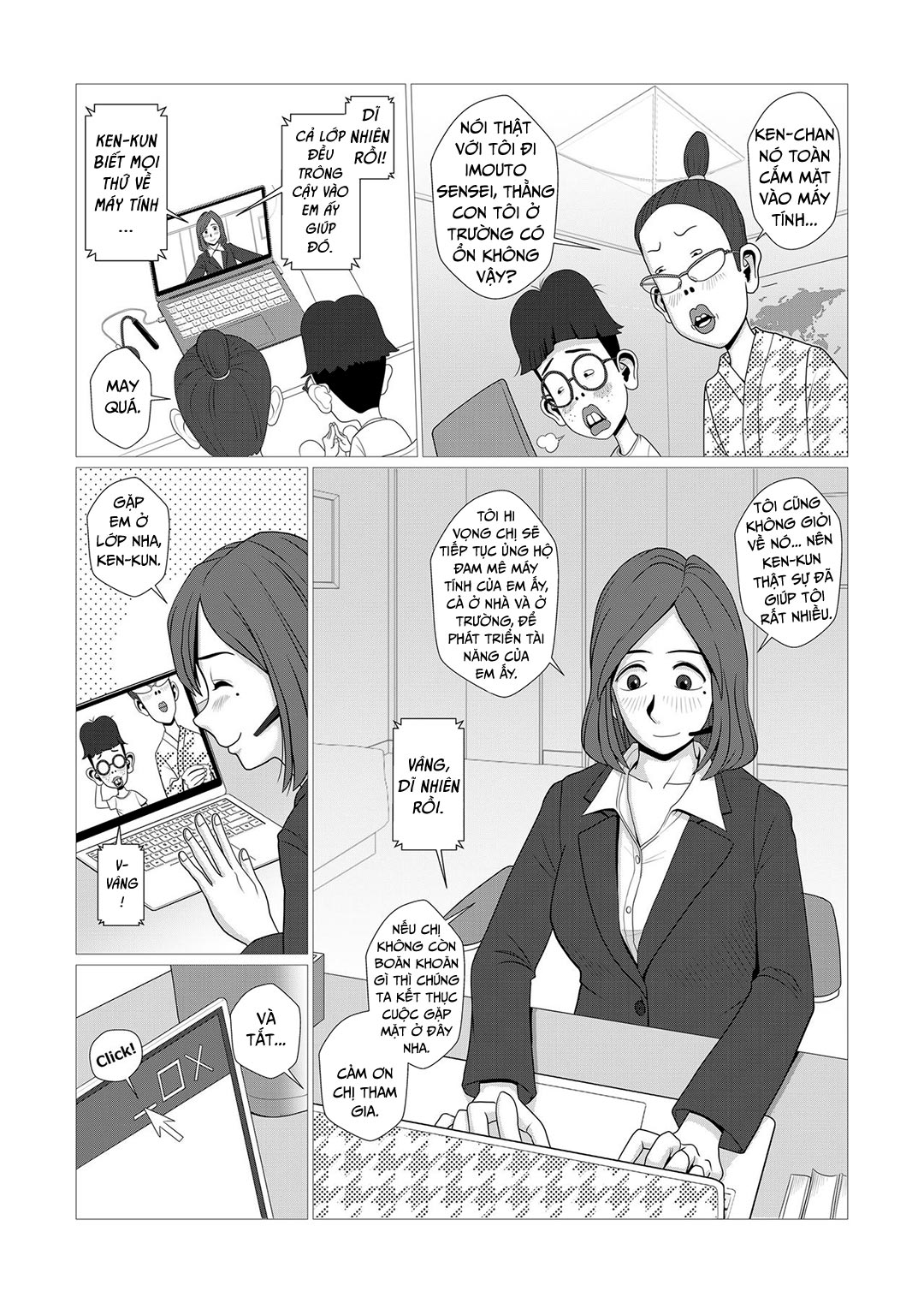 Cô giáo quên tắt webcam Oneshot - Page 2