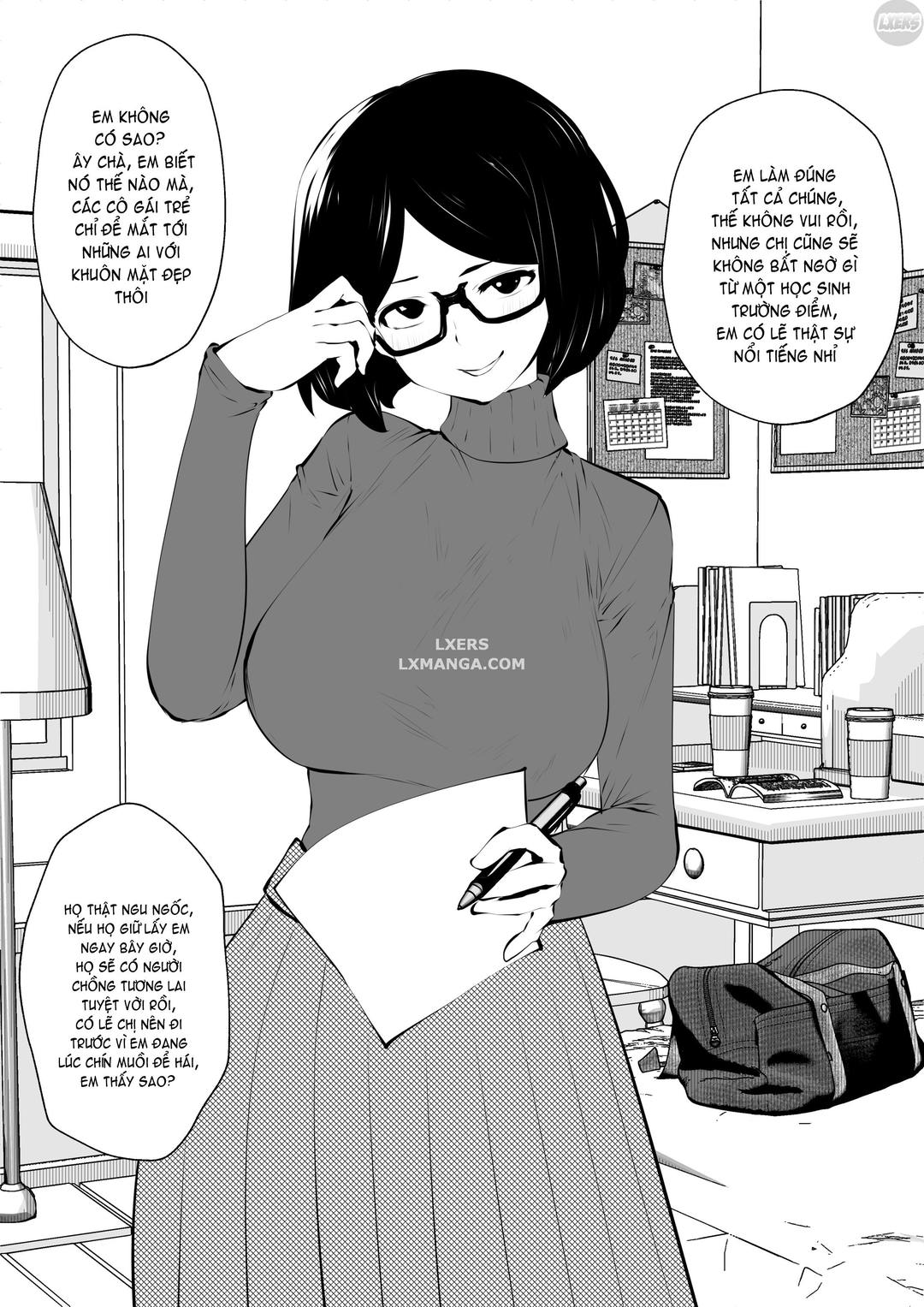 Cô Nàng Kính Gọng Đen Oneshot - Page 9