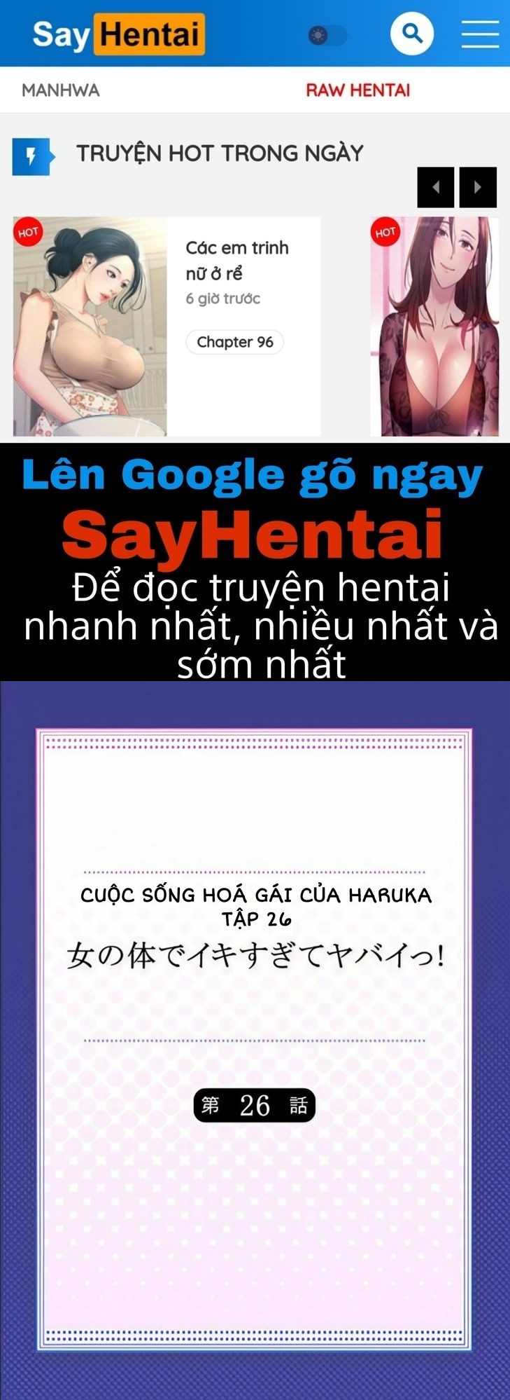 Cuộc Sống Hoá Gái Của Haruka Tập 26 - Page 1