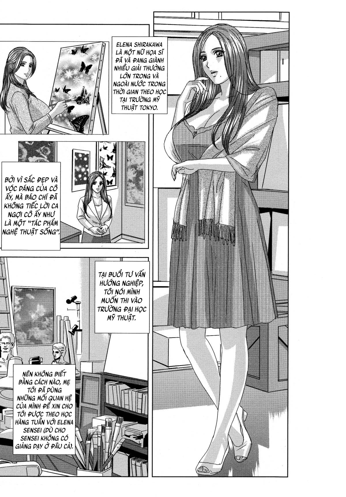 Dear My Mother Chap 08.5 - Ngoại Truyện: Elena Sensei Quyến Rũ - Hết Vol 1 - Page 3