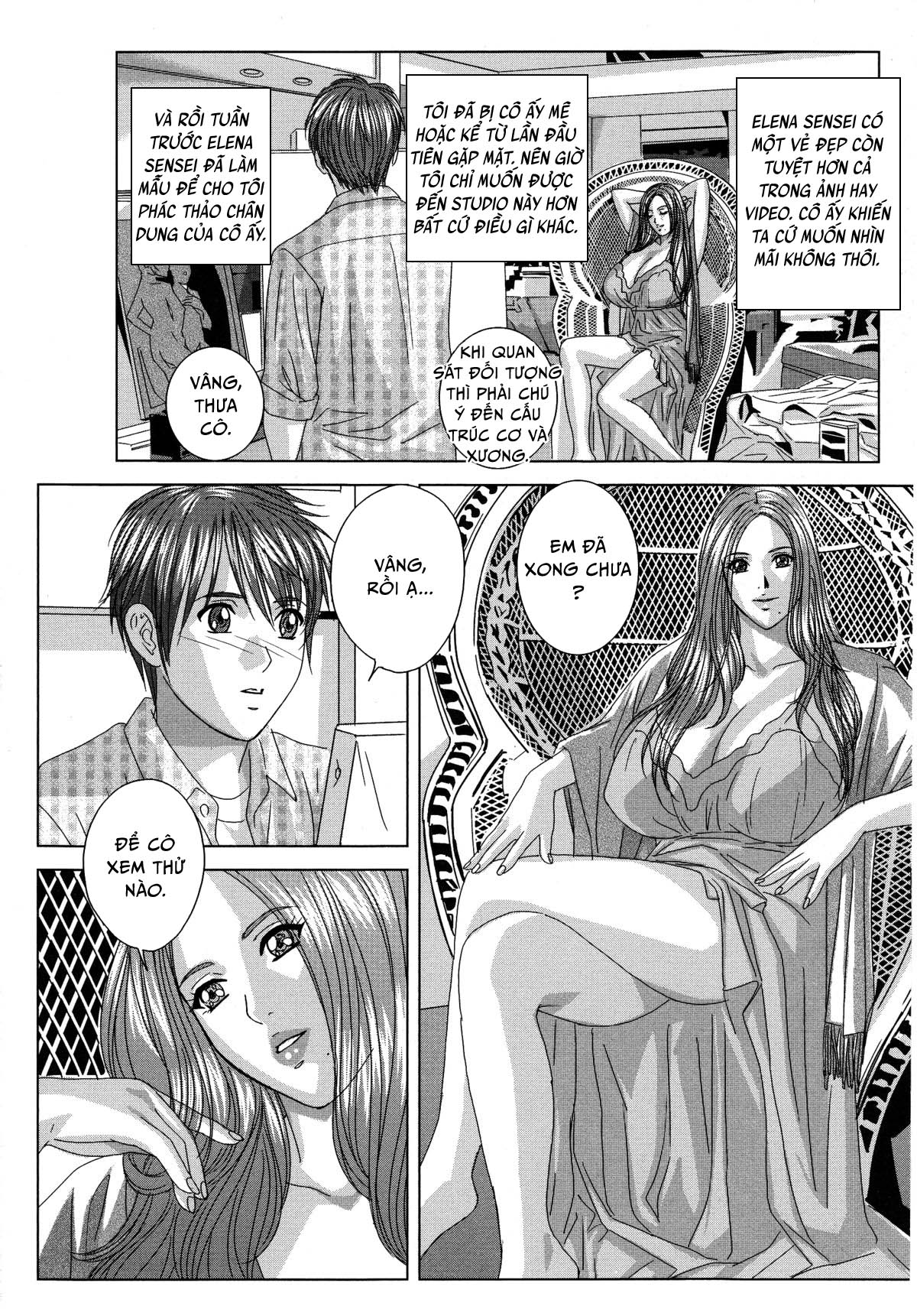 Dear My Mother Chap 08.5 - Ngoại Truyện: Elena Sensei Quyến Rũ - Hết Vol 1 - Page 4