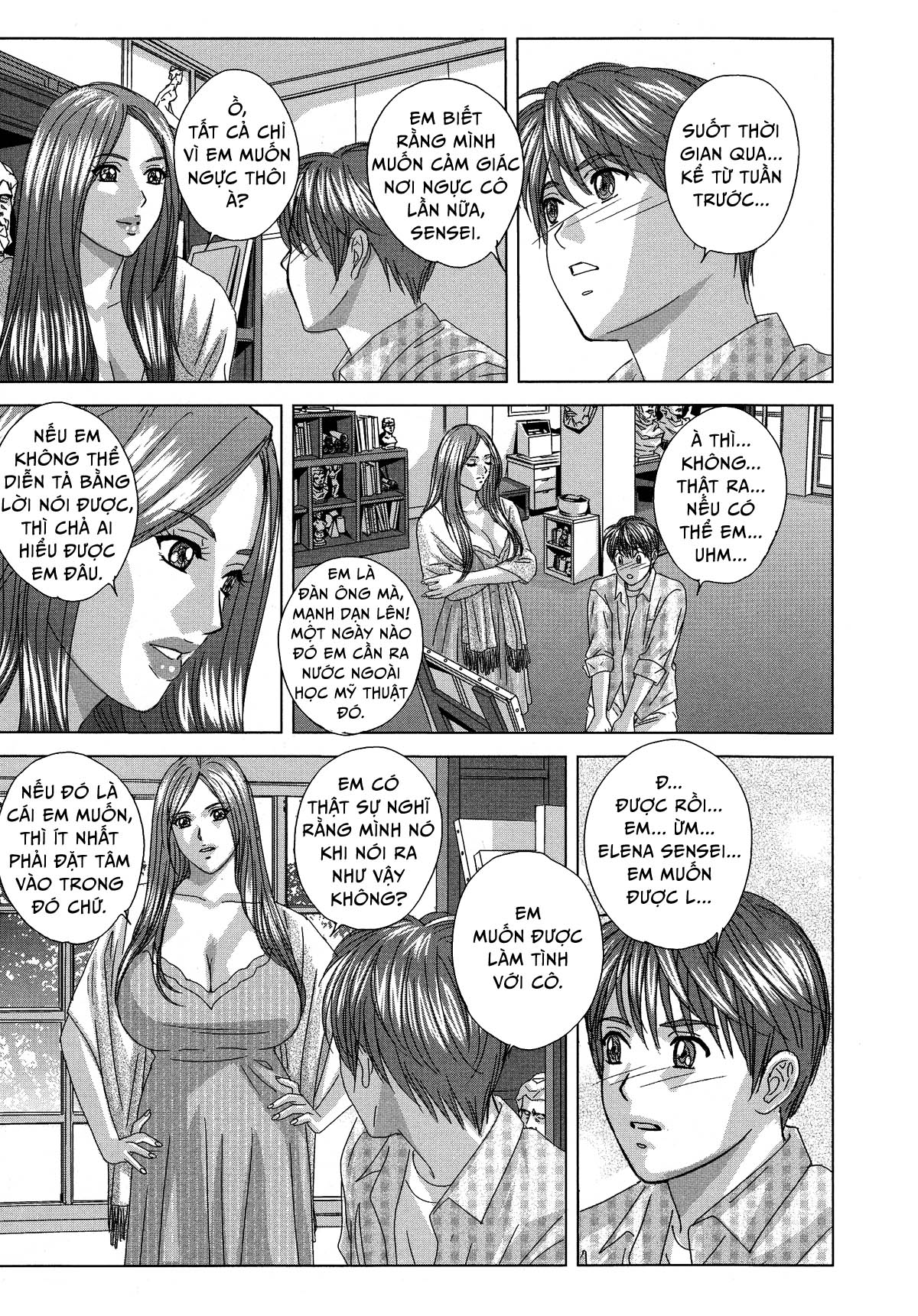 Dear My Mother Chap 08.5 - Ngoại Truyện: Elena Sensei Quyến Rũ - Hết Vol 1 - Page 9