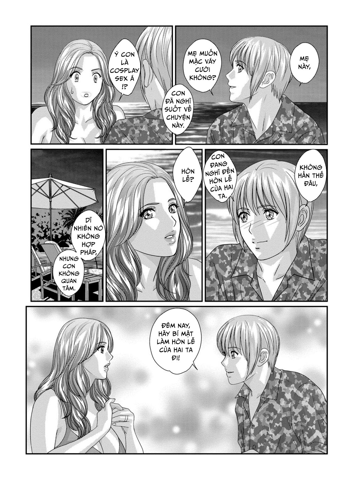 Dear My Mother Chap 17 - Tuần Trăng Mật - Đêm Đầu Tiên - Page 2