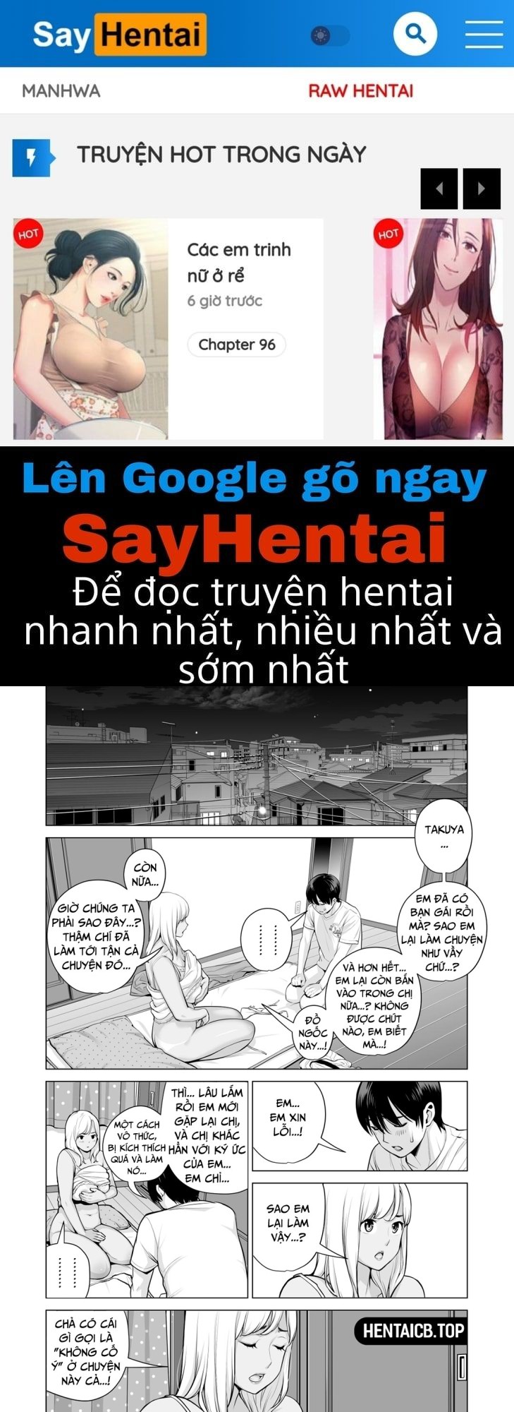 Đêm làm tình với chị gái vừa ly dị Chap 04 - Page 1