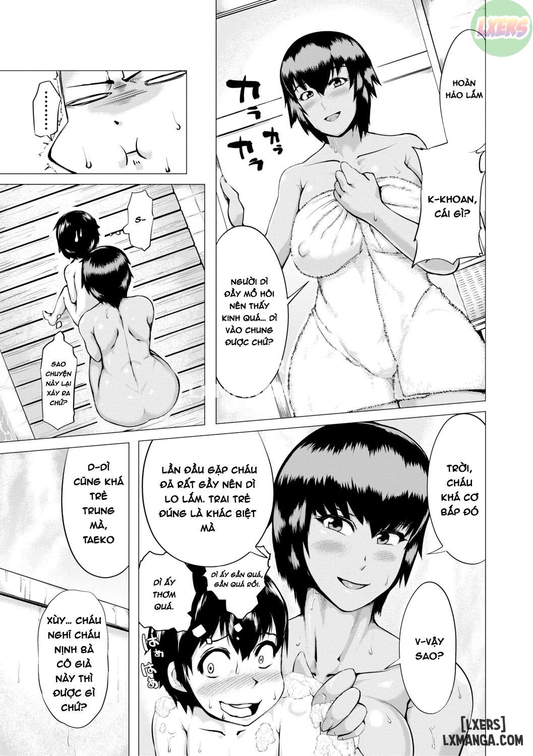 Dì ơi tắm cho cháu nữa đi - MILF Chapter 1 - Page 9