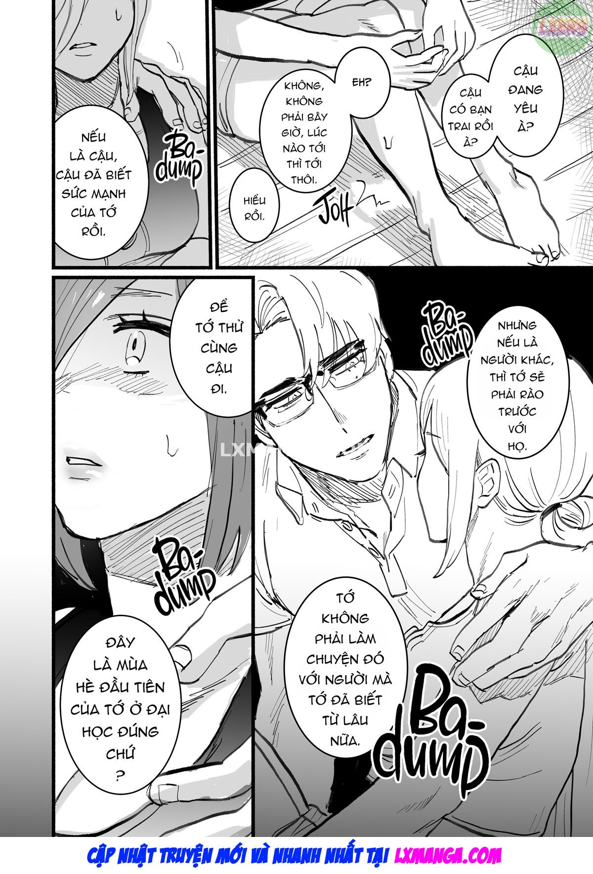 Do Strong and Silent Guys Have Wet Dreams of Their Childhood Friends Oneshot - Page 30