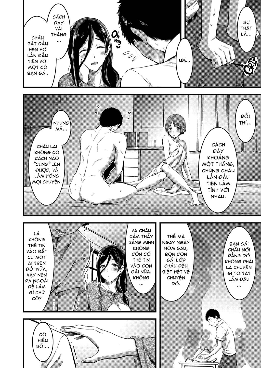 Doutei Tsumamigui Counselor ~Yuujin no Musuko ni Kindan Fudeoroshi~ Oneshot - Page 9