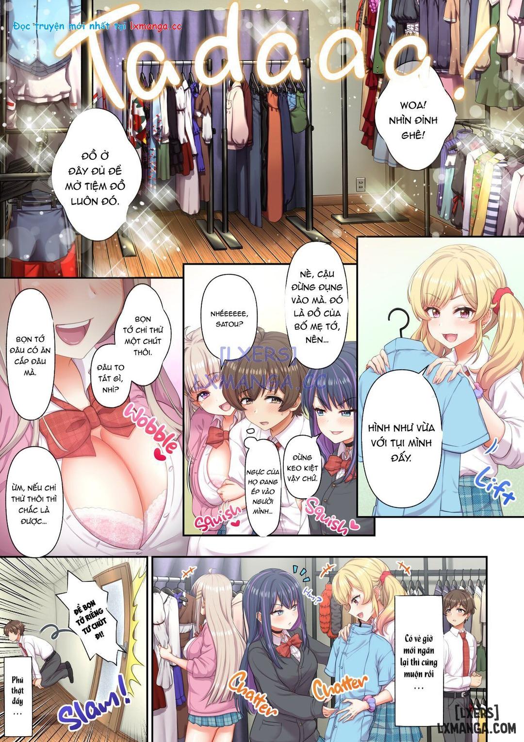 Giờ nhà cậu là nơi thử đồ của bọn tớ Oneshot - Page 12