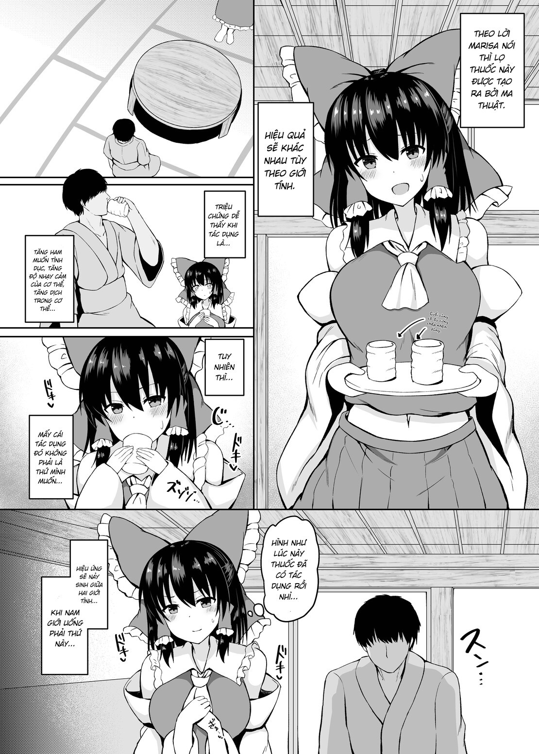 H ga Shitai Reimu-san ni Biyaku o Morareru Hanashi Oneshot - Page 5