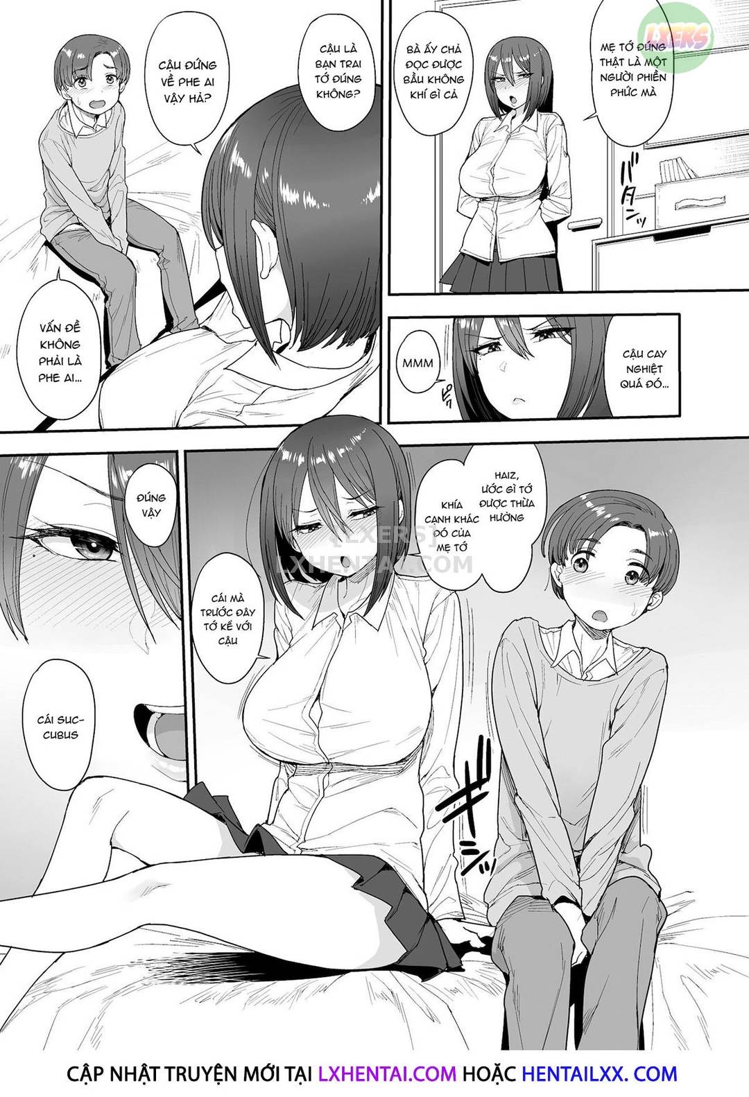 Hàng xóm succubus, Mẹ và Con Gái nhà Onomiya Oneshot - Page 6