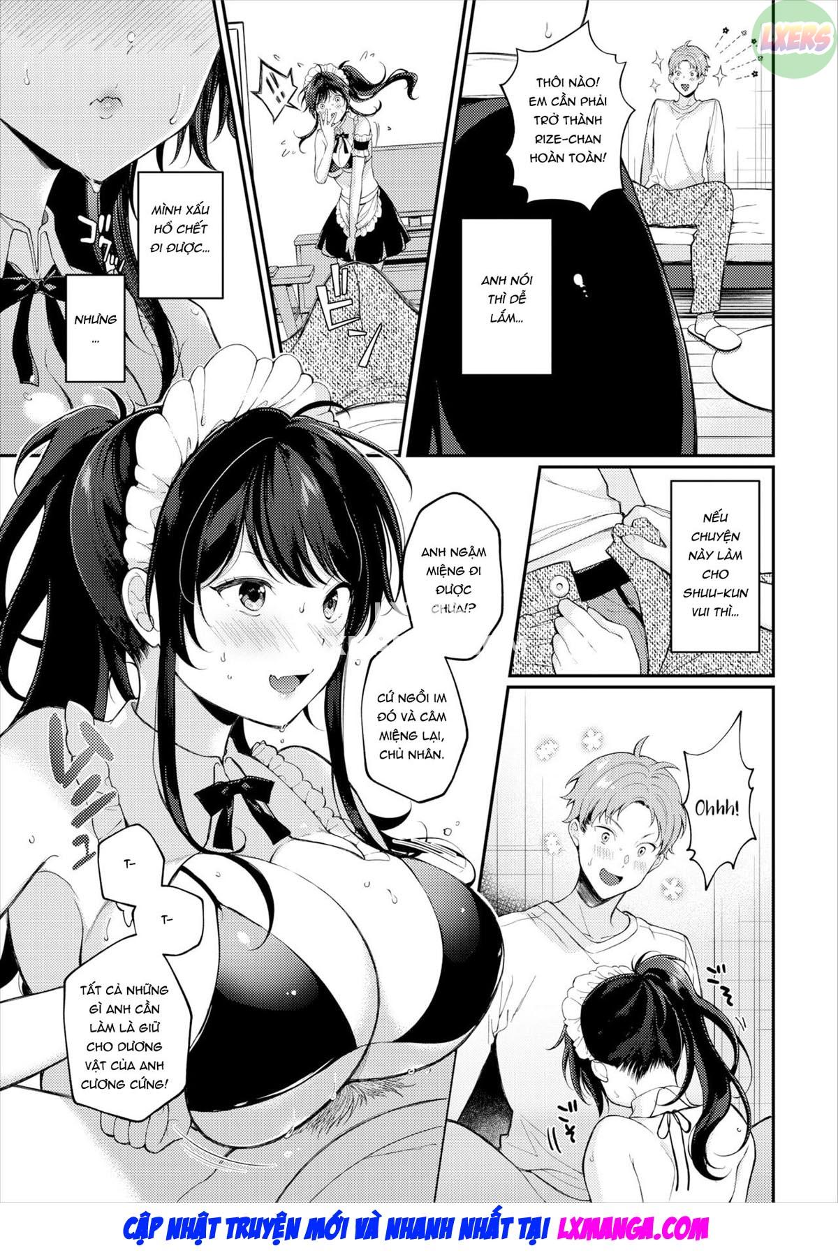 Hầu gái siêu bạo dâm Rize-chan Oneshot - Page 6