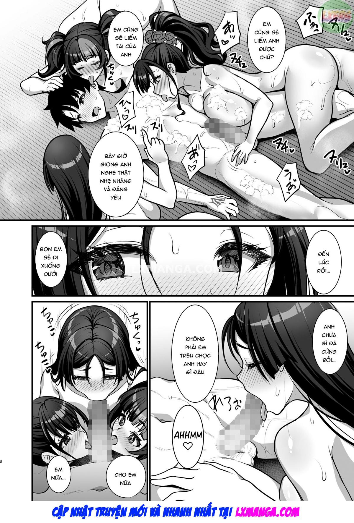 Heian Girls 4P Sexy Bathhouse Play Oneshot - Page 10