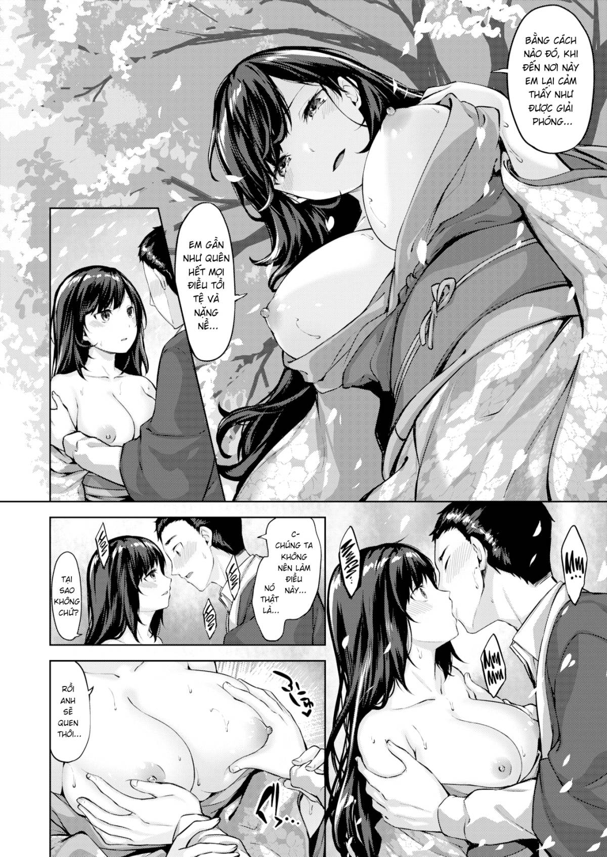 Hơi thở tươi mát dưới cây anh đào Oneshot - Page 5