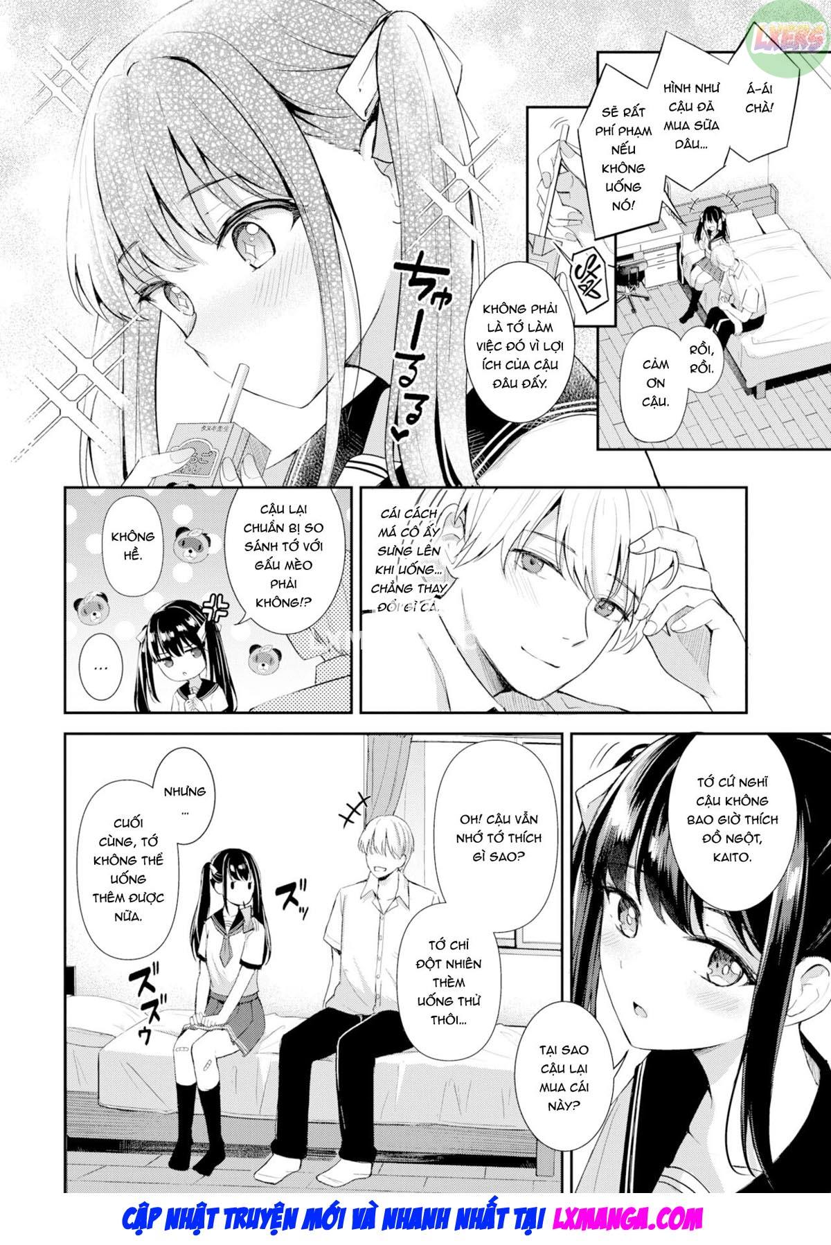 Hương vị trìu mến là sữa dâu Oneshot - Page 5