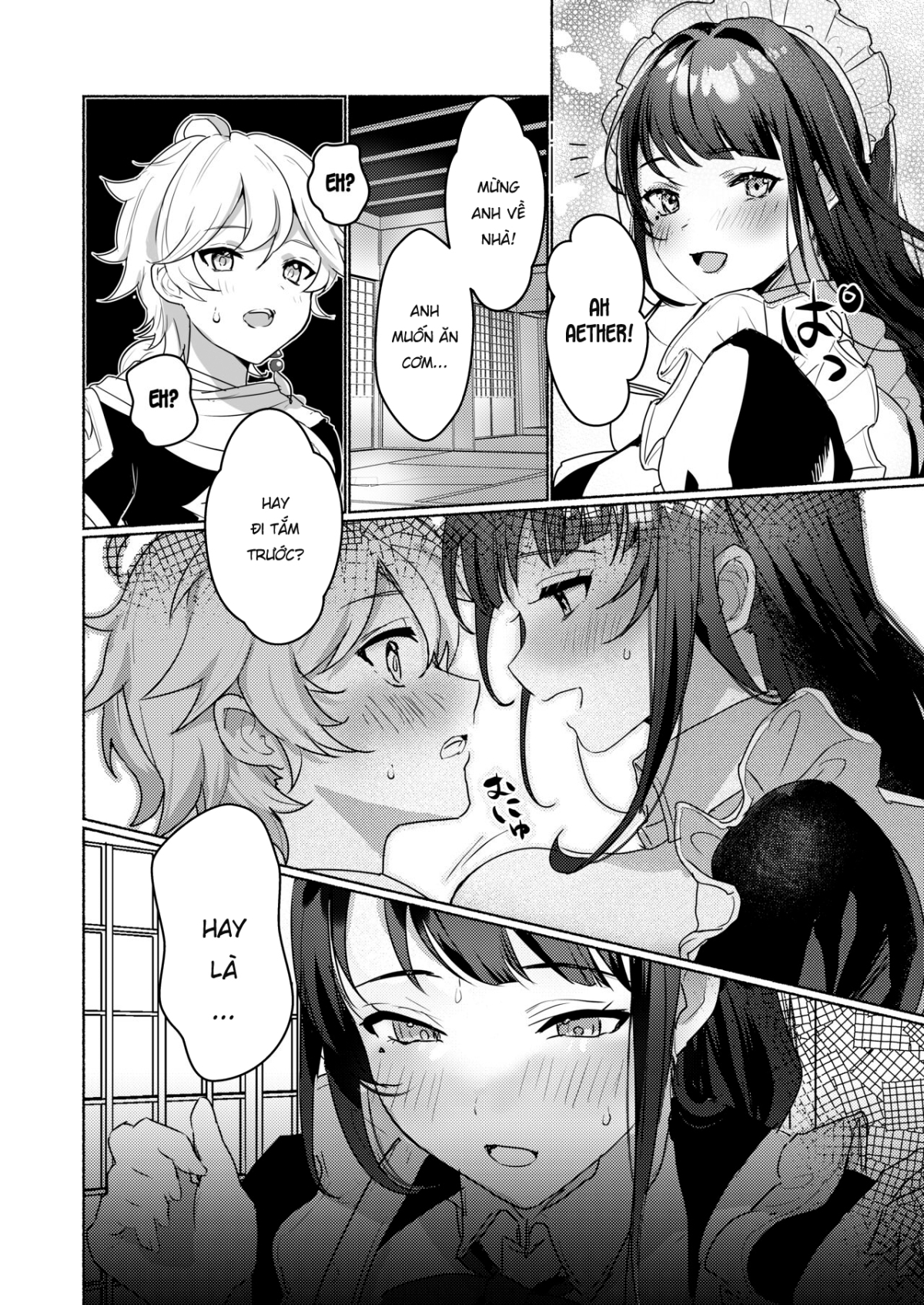 Inazuma Clumsy Maid Chaya ~Cosplay Sex With The Unusually Horny Maids Oneshot - Page 5