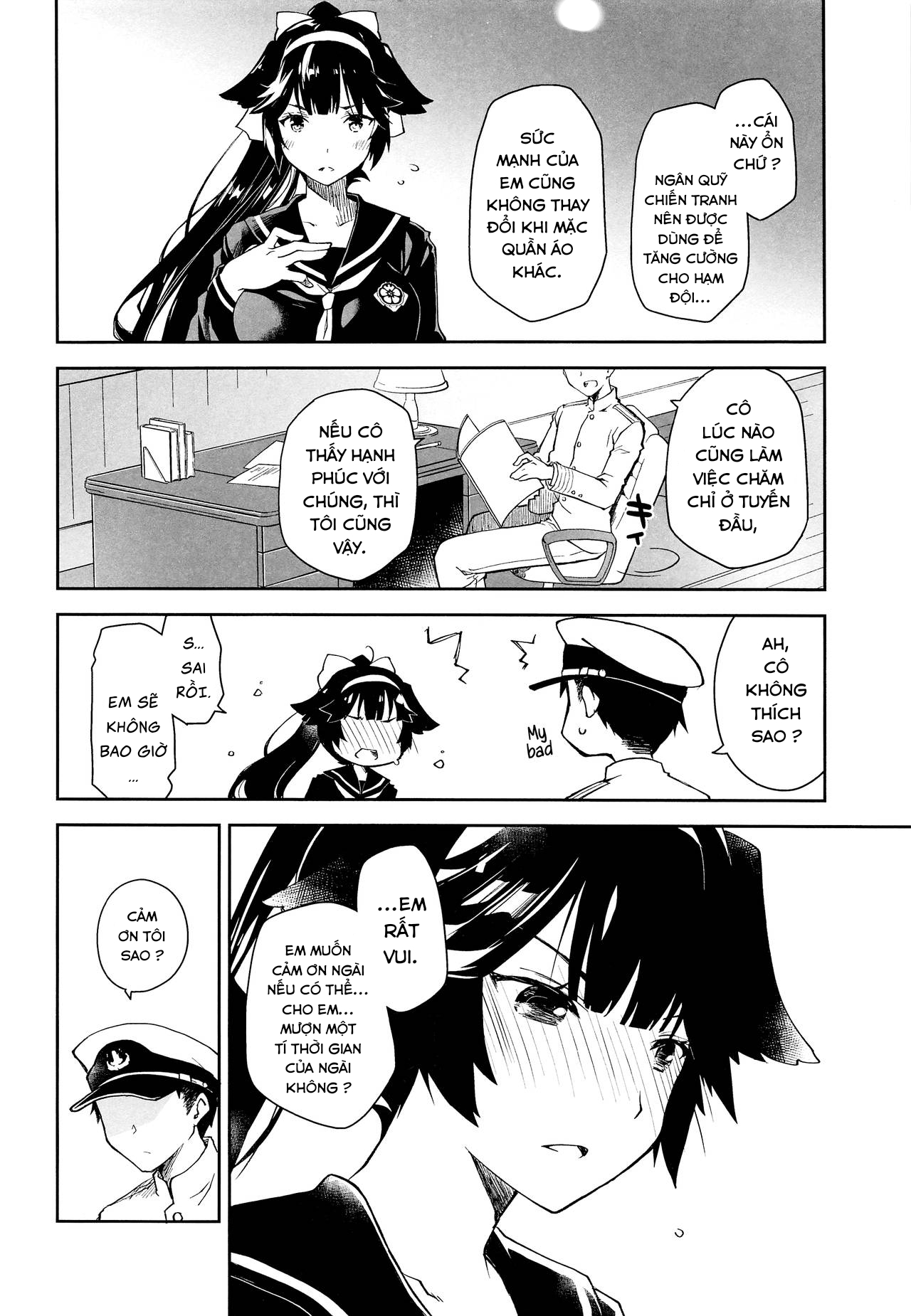 Kakin Shikikan, Fuku o Kau Oneshot - Page 10